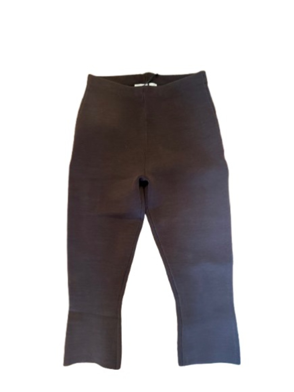 High-Rise SEROYA Brown Cropped Capri Pants - Picture 4 of 7